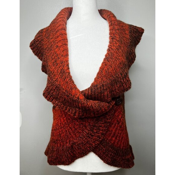 Gloria Vanderbilt Casuals Womens Knit Sweater Shawl Collar Vest  Size Small - Picture 2 of 15